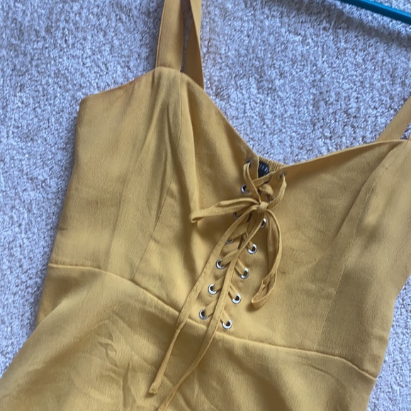 Yellow mini dress - Picture 3 of 3